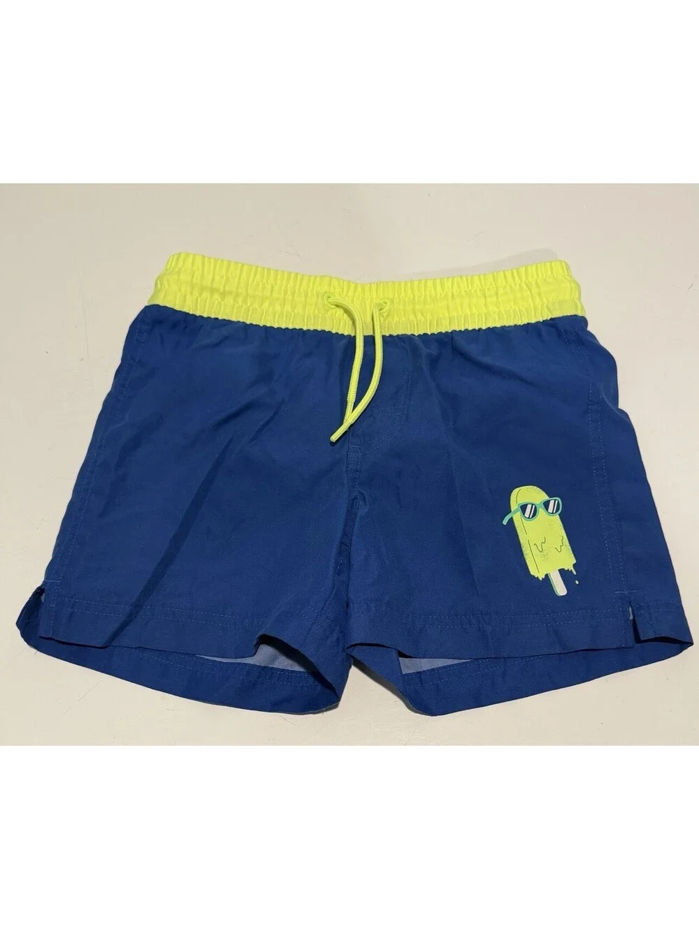 Kids Boys Old Navy Trunk Size Small (6-7) Blue Yellow